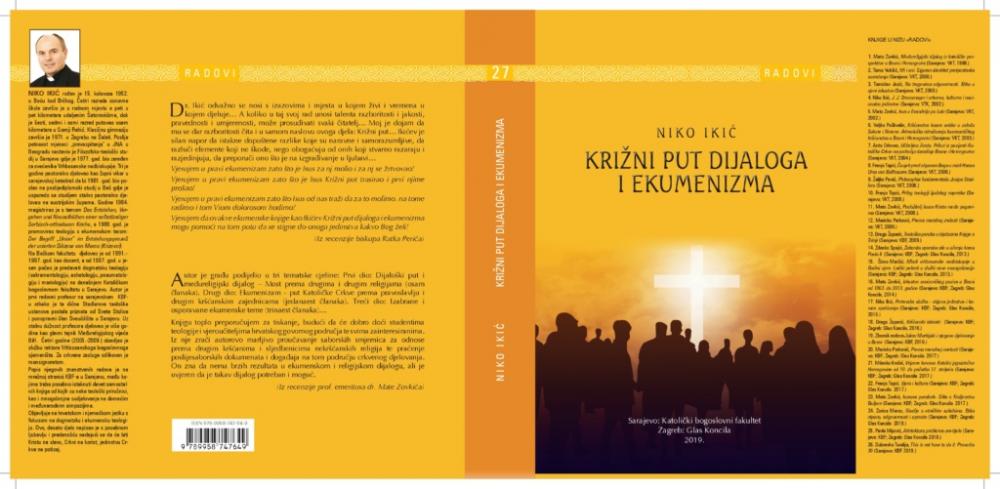 Nova knjiga u izdanju Katoličkog bogoslovnog fakulteta – „Križni put dijaloga i ekumenizma“