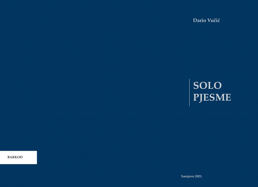 Docent na Odsjeku za dirigovanje Muzičke akademije Univerziteta u Sarajevu Dario Vučić izdao zbirku "Solo pjesme"