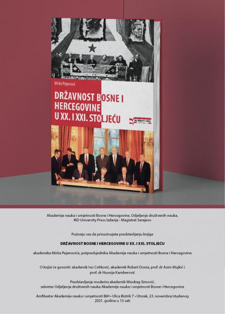 Predstavljanje knjige "Državnost Bosne i Hercegovine u XX. i XXI. stoljeću"