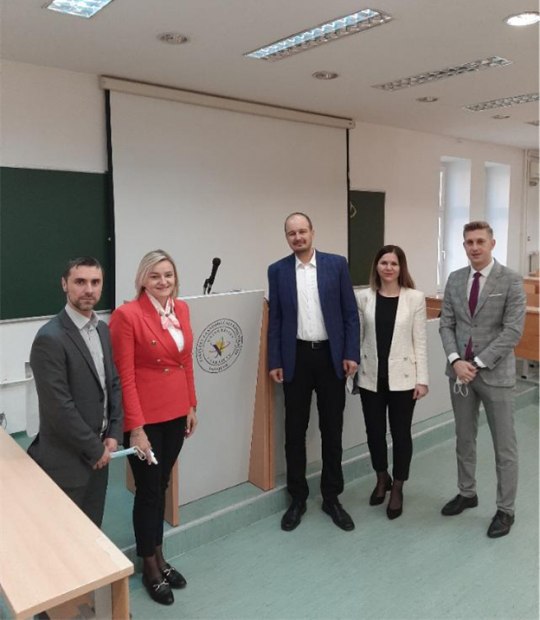 U okviru Erasmus+ programa prorektor za međunarodnu saradnju Univerziteta Žilina posjetio Fakultet za saobraćaj i komunikacije UNSA