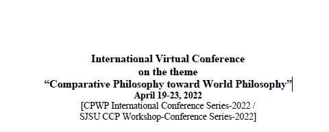 Međunarodna virtualna konferencija “Comparative Philosophy toward World Philosophy”
