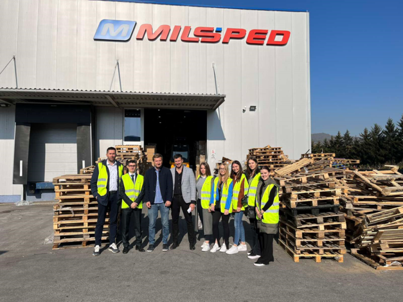 Studenti Fakulteta za saobraćaj i komunikacije Univerziteta u Sarajevu posjetili kompaniju MILSPED GROUP