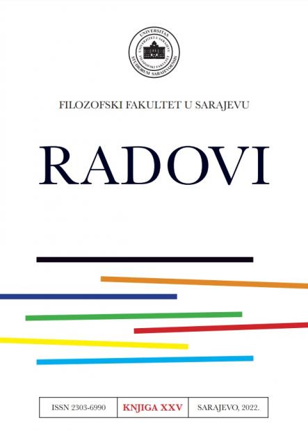RADOVI Filozofskog fakulteta u Sarajevu (knjiga XXV, 2022)