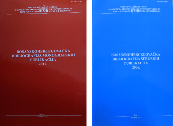 Izašla nova izdanja Nacionalne i univerzitetske biblioteke Bosne i Hercegovine - Bibliografije