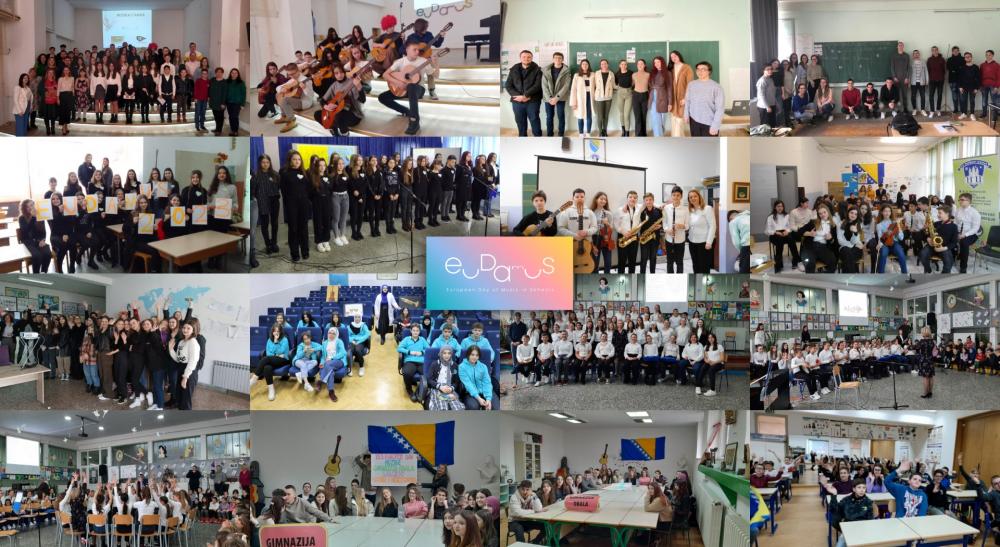 Studenti Muzičke akademije UNSA i preko 600 učenika iz cijele BiH u obilježavanju Evropskog dana muzike u školama