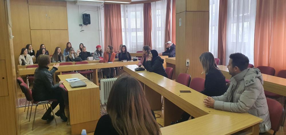 Posjeta učenika Gimnazije "Muhsin Rizvić" iz Kaknja Univerzitetu u Sarajevu - Filozofskom fakultetu