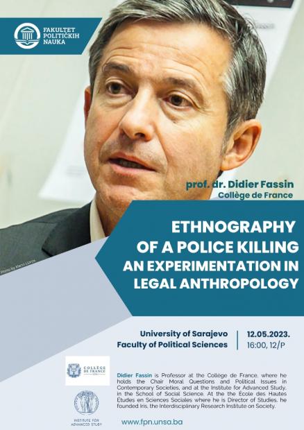 Predavanje poznatog antropologa, sociologa i liječnika prof. Didiera Fassina na Fakultetu političkih nauka UNSA