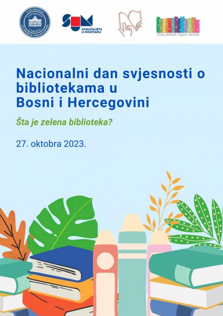 Javni poziv bibliotekama u BiH za učešće u obilježavanju "Nacionalnog dana svjesnosti o bibliotekama u BiH 2023"