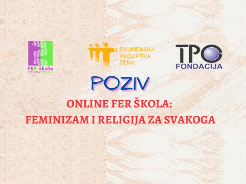 POZIV | Online FER škola: Feminizam i religija za svakoga 