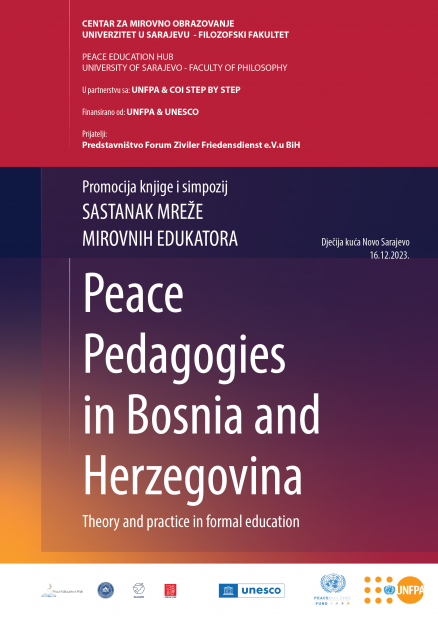 Promocija knjige i Simpozij | Peace Pedagogies in Bosnia and Herzegovina: Theory and Practice in Formal Education