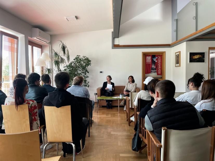 Studenti Odsjeka za politologiju Fakulteta političkih nauka UNSA posjetili Francuski institut u Bosni i Hercegovini
