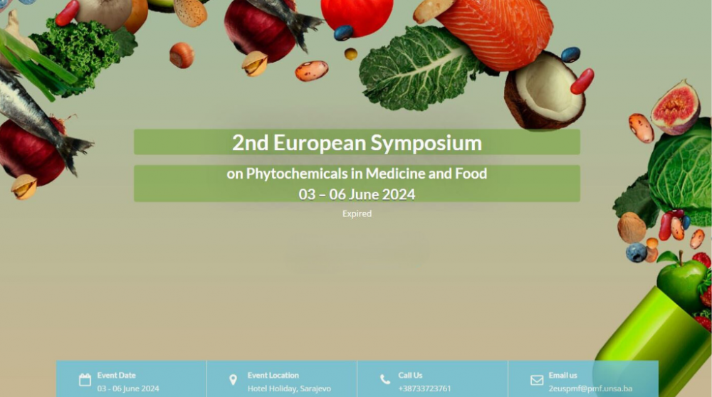 2nd European Symposium on Phytochemicals in Medicine and Food (2ndEuSPMF)