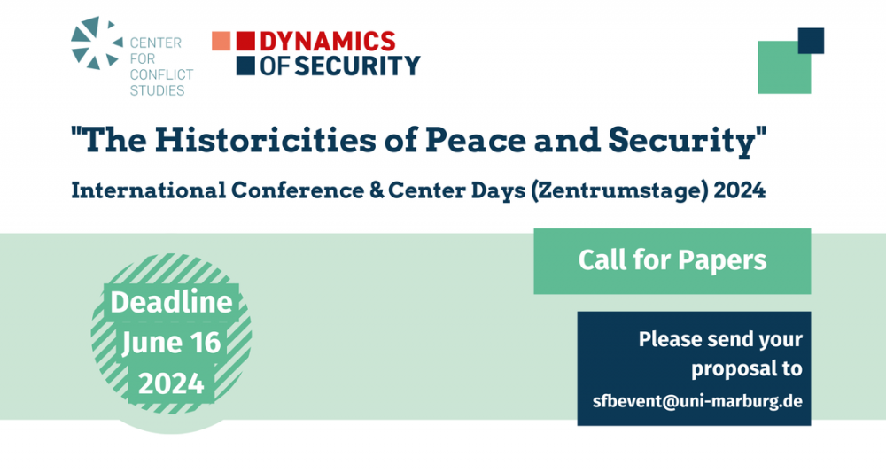 The Call for Papers for the EUPeace Research Impact Conference 2024, co-organized by the Research Hub “Security and Conflict Transformation”