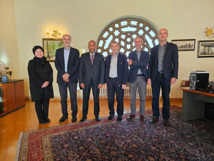 Pomoćnik direktora Islamskog kulturnog centra "Šejh Abdullah bin Zajed Al Mahmoudi" iz Katara posjetio Fakultet islamskih nauka UNSA