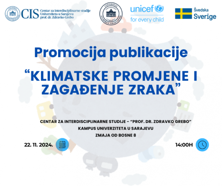 Promocija publikacije “Klimatske promjene i zagađenje zraka”