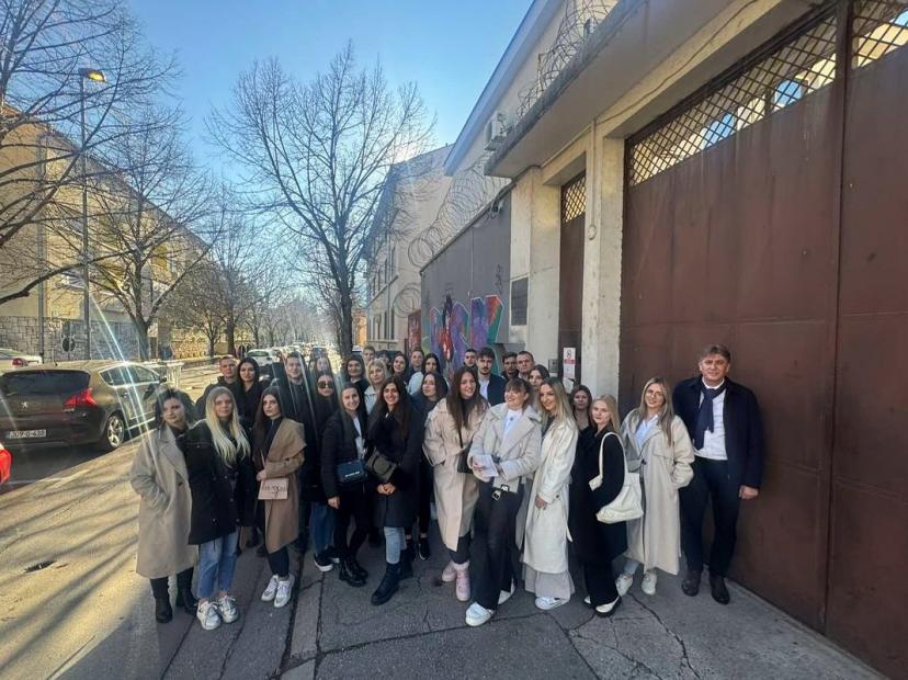 Studenti Fakulteta za kriminalistiku, kriminologiju i sigurnosne studije u stručno-edukativnoj posjeti Kazneno popravnom zavodu poluotvorenog tipa Mostar 