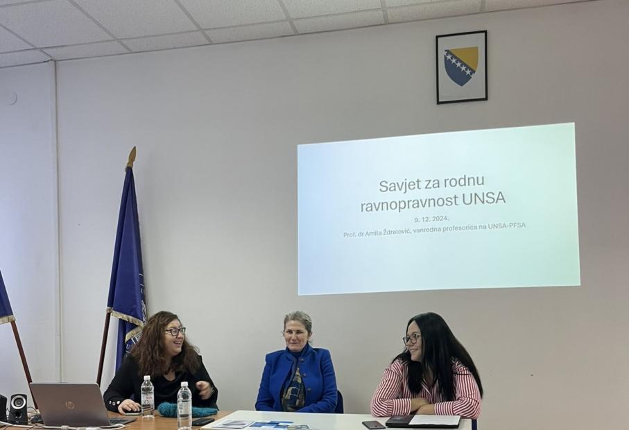 Održana panel diskusija “Univerzitet i rodna ravnopravnost” na Fakultetu političkih nauka UNSA