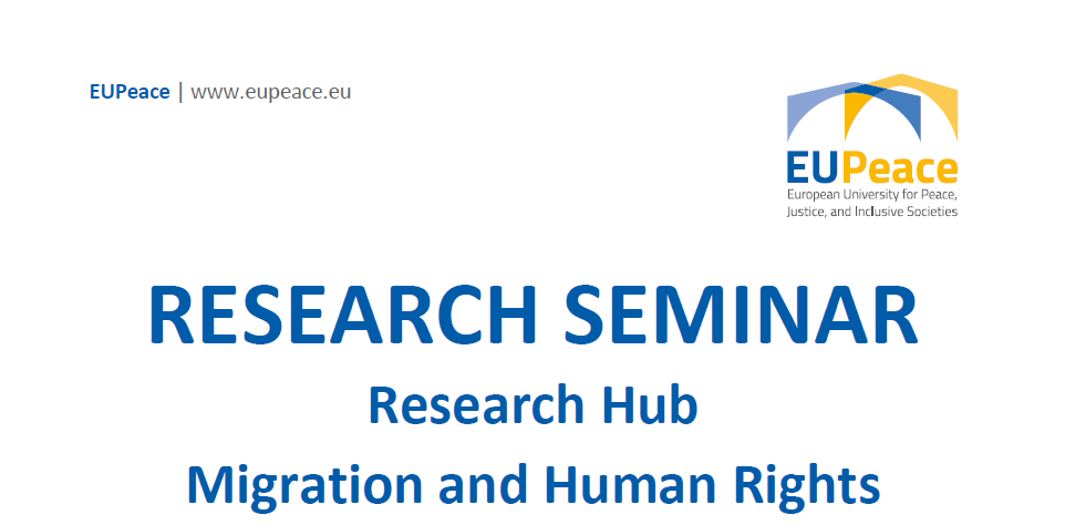 RESEARCH SEMINAR | Research Hub Migration and Human Rights