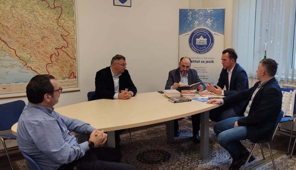 Dan Instituta za jezik: Posjeta rektora i prorektora Univerziteta u Sarajevu