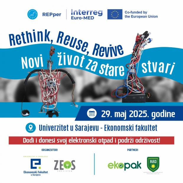 Poziv na događaj „Rethink, Reuse, Revive – Novi život za stare stvari“