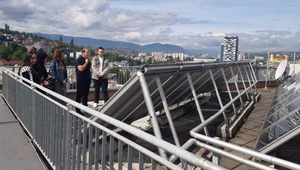 Studenti smjera Klimatizacija, grijanje i hlađenje Mašinskog fakulteta UNSA u posjeti objektu Courtyard by Marriott Sarajevo
