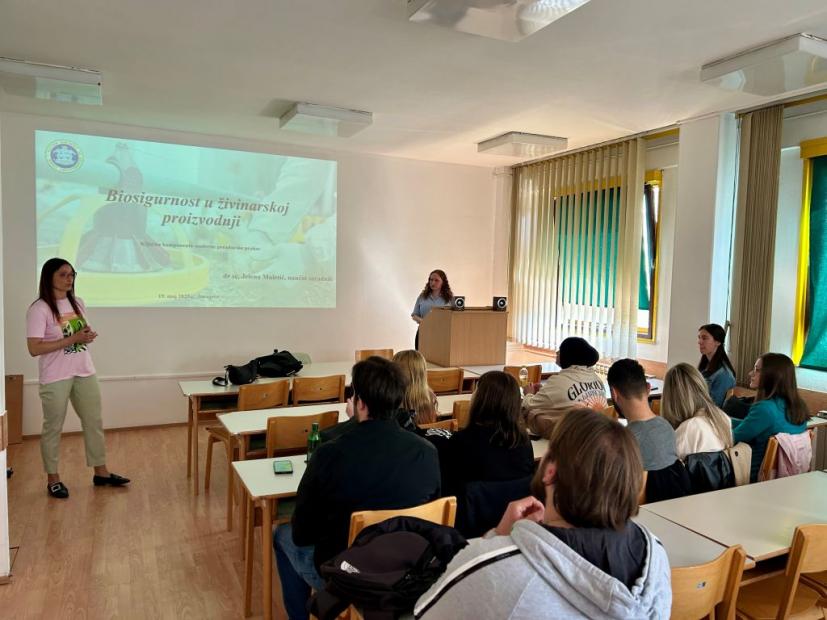 Veterinarski fakultet UNSA | Gostujuće predavanje predstavnika Naučnog instituta za veterinarstvo Srbije i Fakulteta veterinarske medicine Univerziteta u Beogradu