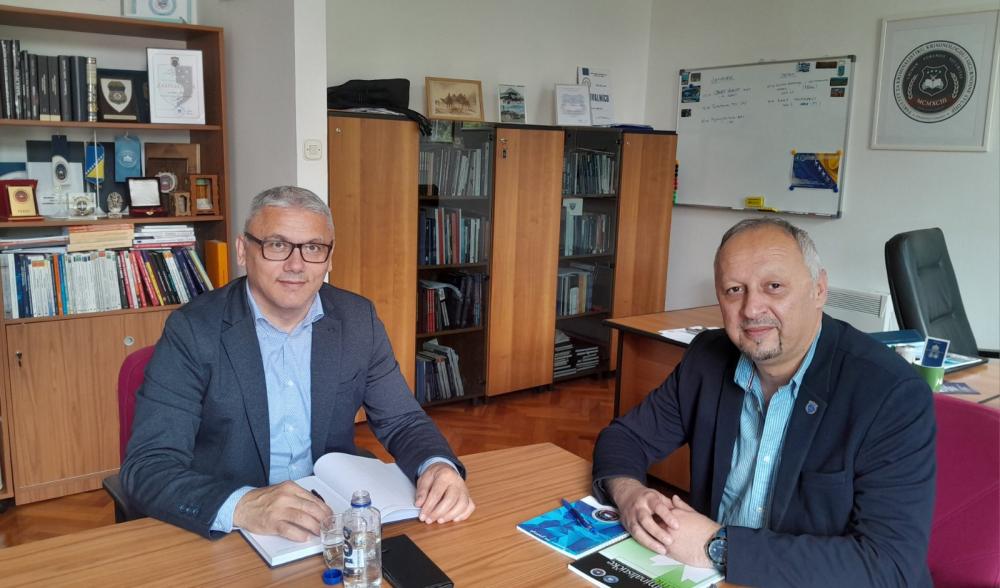 Jačanje regionalne akademske saradnje: posjeta dekana Filozofskog fakulteta iz Skoplja Fakultetu za kriminalistiku, kriminologiju i sigurnosne studije UNSA