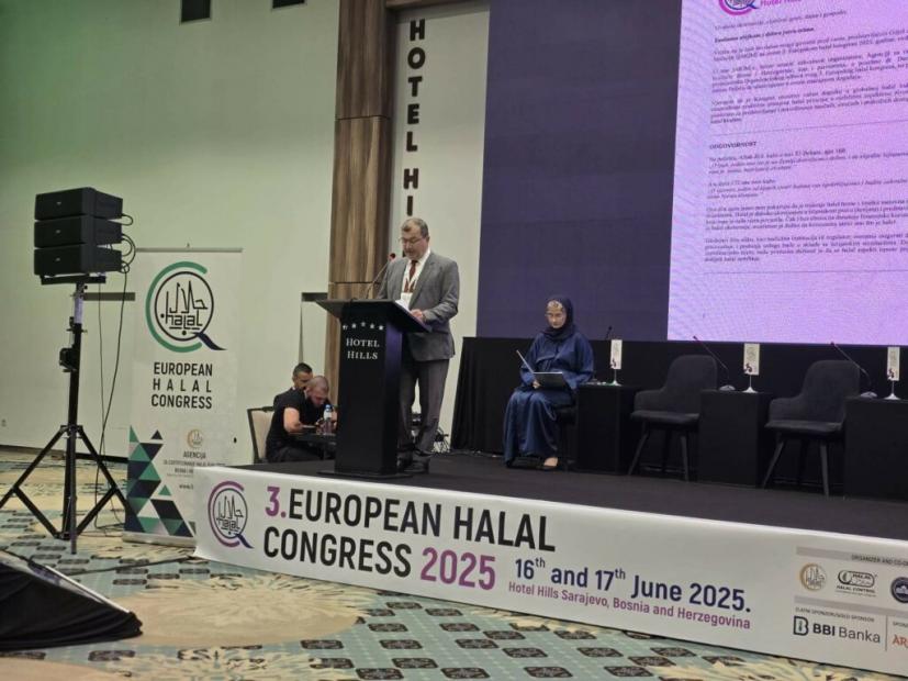 Dekan Fakulteta islamskih nauka UNSA na otvaranju 3. evropskog halal kongresa