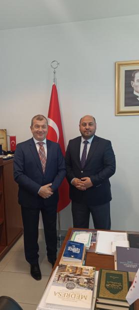 Fakultet islamskih nauka UNSA | Posjeta atašeu za vjerska pitanja Ambasade Republike Turske u Bosni i Hercegovini