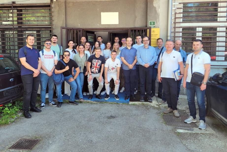 Građevinski fakultet UNSA | Posjeta nastavnika i studenata studenata Fakulteta građevinarstva, arhitekture i geodezije Sveučilišta u Mostaru
