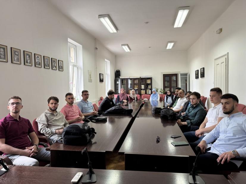 Studenti Fakulteta islamskih nauka UNSA posjetili Orijentalni institut UNSA