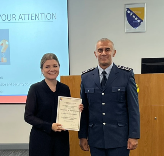 Doc. dr Nerma Halilović-Kibrić održala predavanje na prestižnom NATO akreditovanom kursu