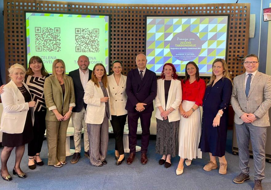 Na Ekonomskom fakultetu UNSA promovirana prva "Zelena taksonomija u Bosni i Hercegovini: Putokaz ka održivoj budućnosti"