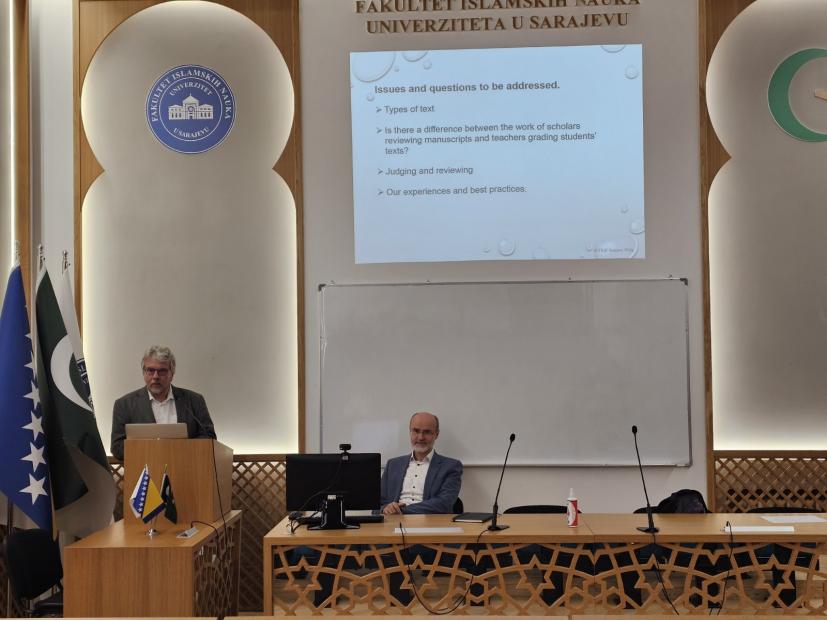 Održana radionica „Reviewing and Editing Texts and Mentoring Students“ na Fakultetu islamskih nauka UNSA