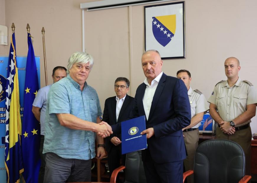 Sporazum o saradnji Ministarstva odbrane BiH i Građevinskog fakulteta Univerziteta u Sarajevu