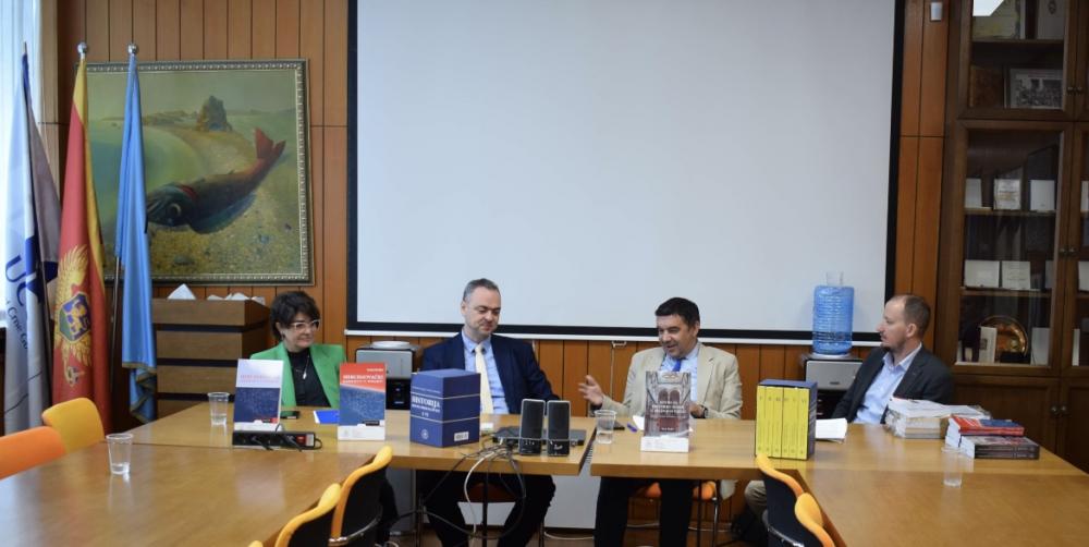 Izdanja Instituta za historiju UNSA promovisana na Filozofskom fakultetu Univerziteta Crne Gore u Nikšiću