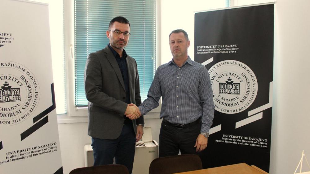 Potpisan ugovor između Instituta za istraživanje zločina protiv čovječnosti i međunarodnog prava UNSA i JU “Studentski centar” Sarajevo