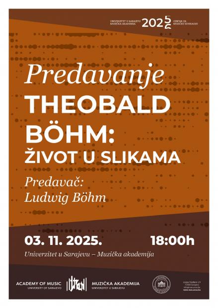 Predavanje Ludwig Böhm „Theobald Böhm: život u slikama“