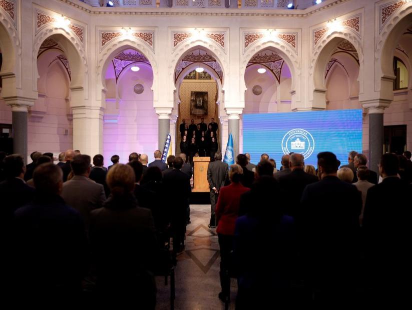 Međunarodna naučna konferencija "30 godina poslije Daytona: mitovi, realnosti i nove vizije budućnosti Bosne i Hercegovine“ svečano otvorena u Vijećnici 