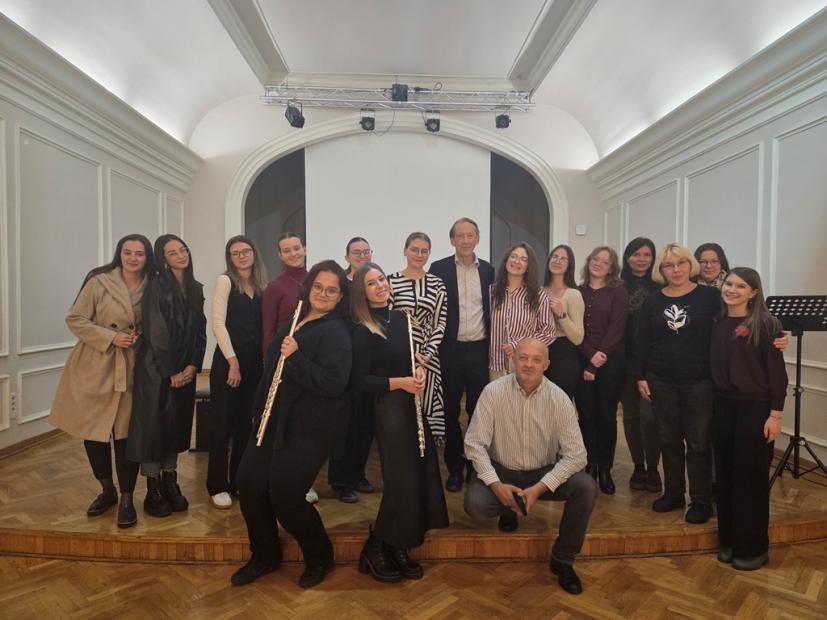 Održano predavanje, stručno usavršavanje za nastavnike, učenike i studente flaute