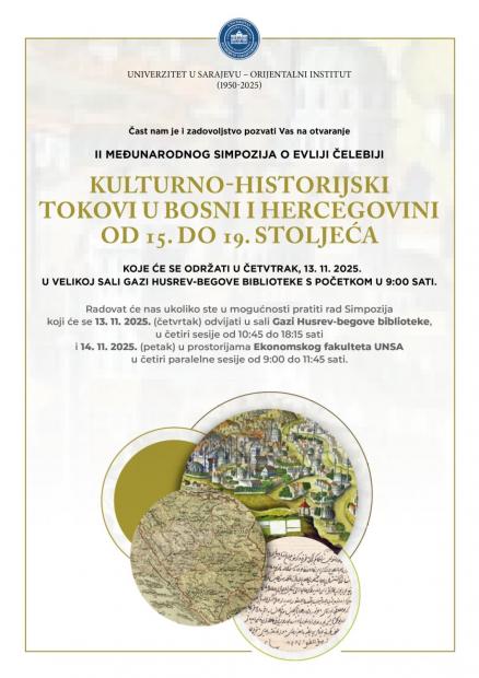 NAJAVA | Otvaranje II Međunarodnog simpozija o Evliji Čelebiji