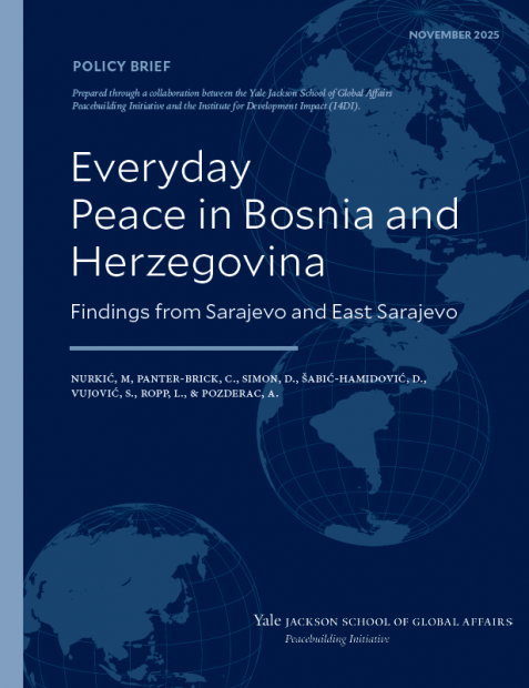 Yale Univerzitet objavio Policy Brief o svakodnevnom miru u BiH: U fokusu međunarodna saradnja i uloga Univerziteta u Sarajevu
