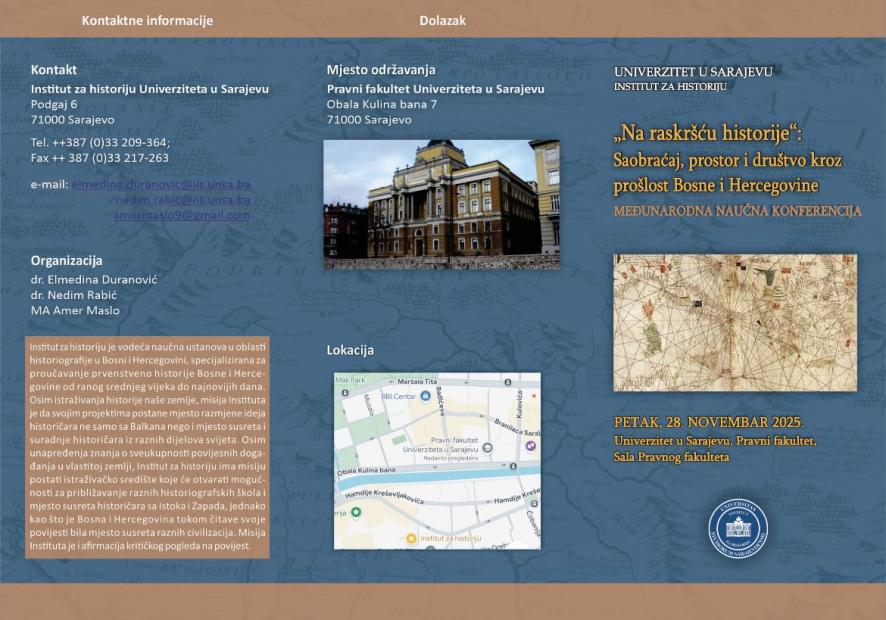 „Na raskršću historije“: Saobraćaj, prostor i društvo kroz prošlost Bosne i Hercegovine