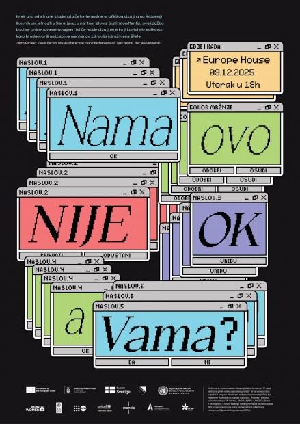 Otvaranje izložbe “Nama ovo nije OK, a vama?”