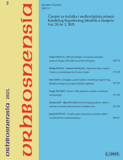 Novi broj časopisa "Vrhbosnensia"