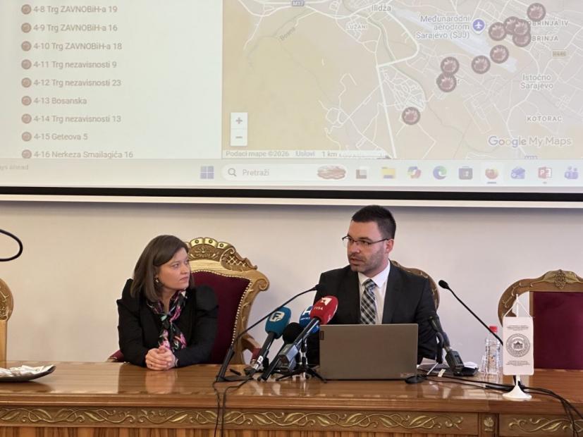 Institut za istraživanje zločina protiv čovječnosti i međunarodnog prava UNSA predstavio interaktivnu mapu granatiranja Sarajeva