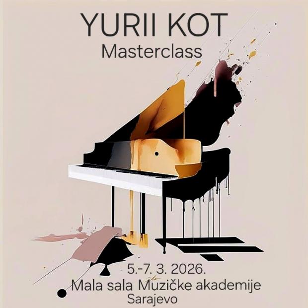 Masterclass prof. Yurii Kota na Muzičkoj akademiji UNSA