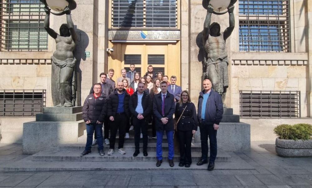 Posjeta studenata Fakulteta za saobraćaj i komunikacije UNSA Centralnoj banci Bosne i Hercegovine