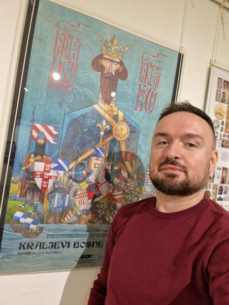 Izložba "Kraljevi Bosne – ilustracija, karakter dizajn, stilizacija vizuelnog prikaza", autora mr. Emira Durmiševića