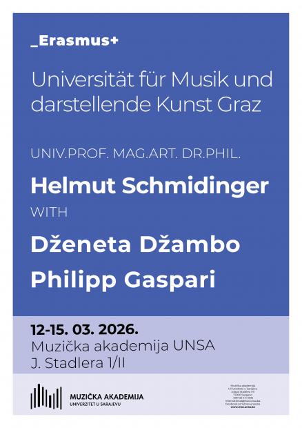 Posjeta delegacije Kunstuniversität Graz Muzičkoj akademiji UNSA